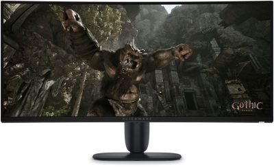 Монітор DELL 34" AW3426DWM 2xHDMI, DP, USB, VA, 3440x1440, 21:9, 240Hz, 1ms, DCI-P3 95%, CURVED, Fre