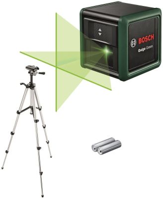 Нівелір лазерний Bosch Quigo Green до 12м ±0.6мм/м зелений промінь 1.098кг