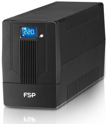 Джерело безперебійного живлення FSP iFP1500, 1500VA/900W, LCD, RJ45, USB, 2xSchuko + 2xIEC