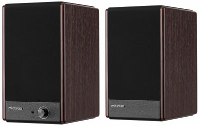 Акустична система MICROLAB SOLO 3 2.0, 40w, mini-jack/, коричневий