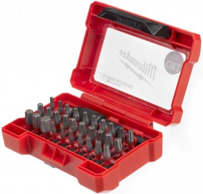 Біти Milwaukee Shockwave GEN III, сталь, кейс, набір 32шт