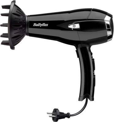 Фен Babyliss CordKeeper, 2000Вт, 3 режими, іоніз-я, хол. обдув, змотка шнура, чорний