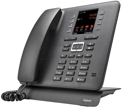 Телефон IP-DECT настільний бездротовий Gigaset Maxwell C, 1xRJ9 роз'єм для гарнітури, DECT, BT, 2.8"
