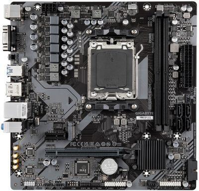 Материнська плата GIGABYTE B650M S2H sAM5 B650 2xDDR5 M.2 HDMI DP D-Sub mATX