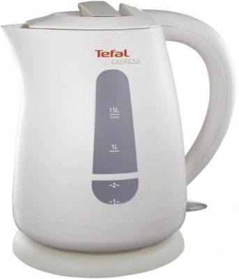 Електрочайник Tefal Express 1.5л, пластик, білий