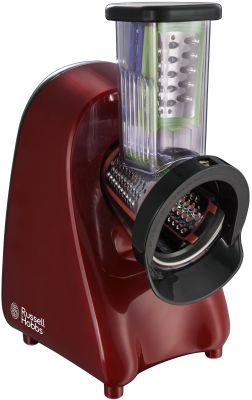 Мультирізка Russell Hobbs Desire Slice&amp;Go, 200Вт, 3 насадки, корпус-пластик, червоний