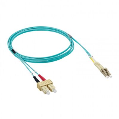 Патч-корд волоконно-оптичний  Legrand LSC3 SC/UPC-LC/UPC, 50/125, OM3, duplex, LSZH, 2м