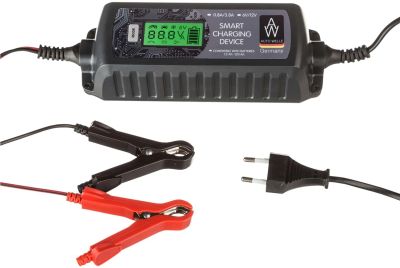 Зарядний пристрій Konner&amp;Sohnen Auto Welle AW05-1204 інтелектуальний, 230В, 6/12В, 0.8/3.8А, для STD