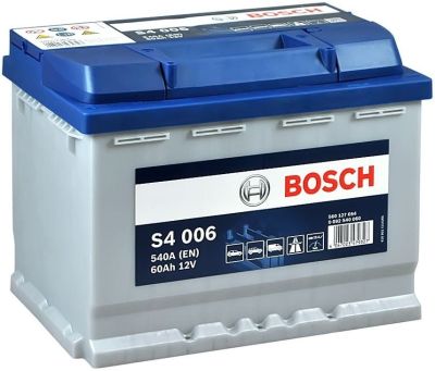 Акумулятор Bosch S4 12В 60А·год 540А L+ (0 092 S40 060)