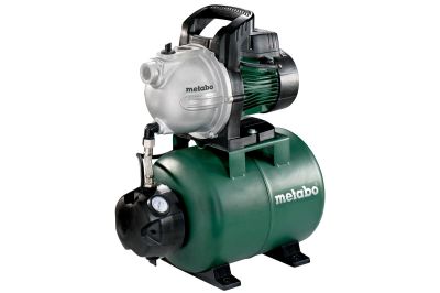 Насосна станція Metabo HWW 4000/25 G, 1100Вт, 4куб/год, висота подачі 46м, всмоктування до 8м, ресив