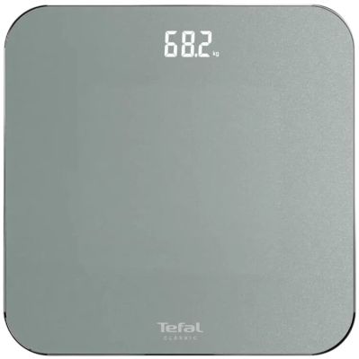 Ваги Tefal підлогові Classic, 180кг, AAAx3 в комплекті, скло, сірий