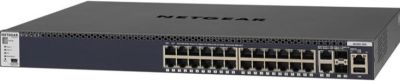 NETGEAR Комутатор  M4300-28G (GSM4328S) 24x1GE, 2x10GE, 2xSFP+, керований L3 з можливістю стекування