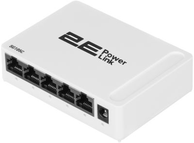 Комутатор 2E PowerLink SG105C, 5xGE, Некерований