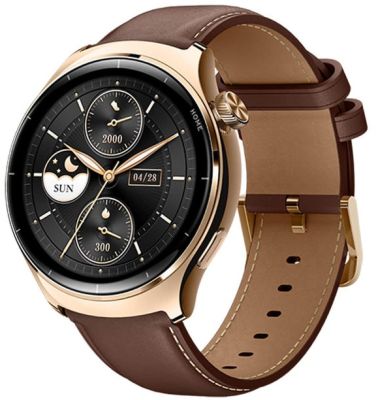 Смарт-годинник Mibro Lite 3 Pro 45мм, 1.32", 466x466, AMOLED, BT 5.3, GPS, 5 ATM, рожево-золотий
