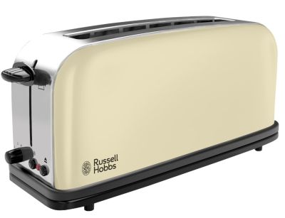 Тостер Russell Hobbs Classic, 1100Вт, довгі слоти, метал, бежевий