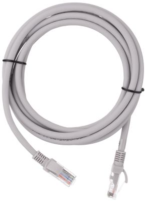 Патч-корд 2E САТ 6, UTP, 2м, 26AWG, RJ45, 7/0.16, Cu, LSZH, сірий