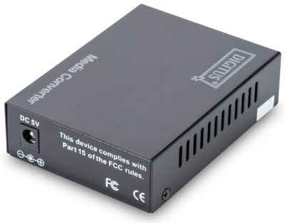 Медіа конвертор DIGITUS Fast Ethernet, RJ45 / MM SC, 1310 m, 2км