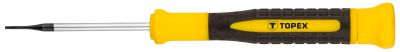 Викрутка TOPEX Torx, прецизійна, T5x50мм, сталь CrV