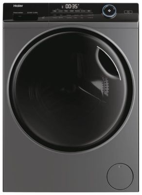 Прально-сушильна машина Haier фронтальна, 8(5)кг, 1400, A, 46см, дисплей, пара, інвертор, люк чорний