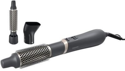 Фен-щітка Philips 3000 Series, 800Вт, 3 режими, хол. обдув, кераміка, сірий