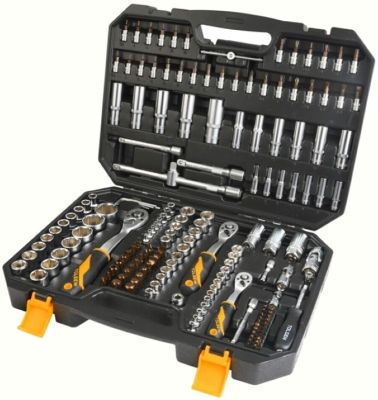 Набір інструментів Tolsen Профі, 1/2", 1/4", CrV, 175шт