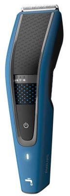 Машинка для стриження  Philips Series 5000, акум., роторний мотор, насадок-3, сталь, чорно-синій
