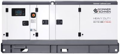 Генератор дизельний Konner&amp;Sohnen KS 110-3BE, 230/400В, 100кВА, 3 фази, електростартер, передстартов