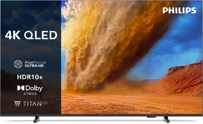 Телевізор 75" Philips QLED 4K 60Hz Smart Titan OS Black