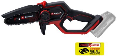 Пила ланцюгова акумуляторна Einhell GP-PS 18/20 Li BL - Solo 18В шина 192мм різ 150мм 8м/с 1.38кг бе