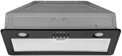 Витяжка ARDESTO вбудована HFI-F900MBL, 52см, 700м3ч, метал, 2х1Вт LED, кнопкове, чорний