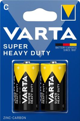 Батарейка Varta Super Heavy Duty вугільно-цинкова C BLI 2  блістер, 2 шт