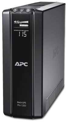 Джерело безперебійного живлення APC Back-UPS Pro 1200VA/720W, LCD, RJ45, USB, 3+3 Schuko