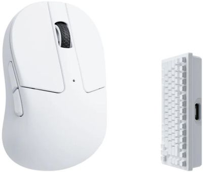 Миша Keychron M4 BT/WL/USB-A/USB-C, 4K, білий