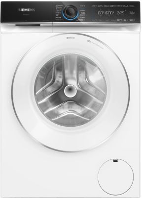 Пральна машина Siemens фронтальна, 10кг, 1600, A, 60см, дисплей, білий