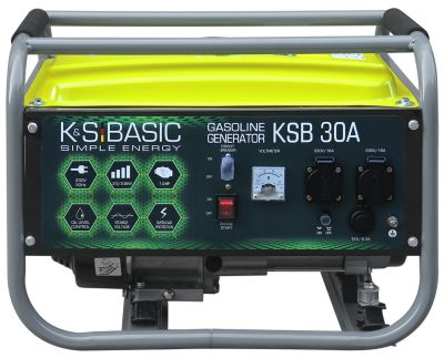 Генератор бензиновий Konner&amp;Sohnen BASIC KSB 30A, 230В, 2.8кВт, ручний стартер, 36.2кг