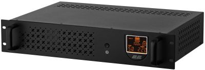 Джерело безперебійного живлення 2E RE850, 850VA/480W, RM 2U, LCD, USB, 2xSchuko