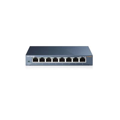Комутатор TP-LINK TL-SG108 8xGE, Некерований