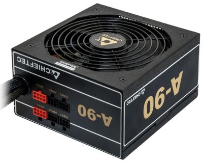 Блок живлення CHIEFTEC A-90  (750W), >90%, 140мм, 1xMB 24pin(20+4), 1xCPU 8pin(4+4), 3xMolex, 8xSATA