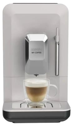 Кавомашина Krups My Coffee+ 1.5л, зерно, ОLED дисплей, авторецептів - 3, метал, сірий