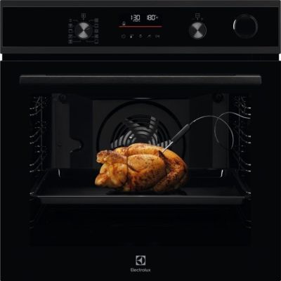 Духова шафа Electrolux електрична, 72л, А+, пара, дисплей, конвекція, піроліз, ф-ція пароварки, теле