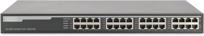 PoE-Інжектор DIGITUS 16-Port PoE+, 10/100/1000 Mbps, Output max. 48V, 250W