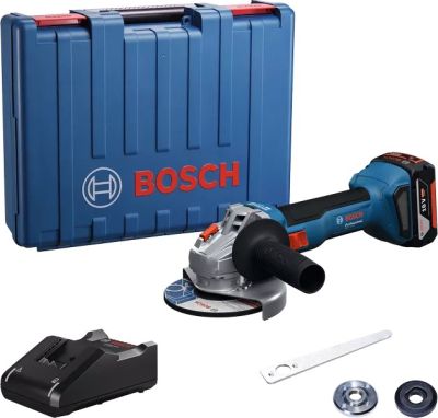 Шліфмашина кутова акумуляторна Bosch Professional GWS 18V-8 125мм 18В 1x4А·год 0-11000об/хв 1.6кг ке
