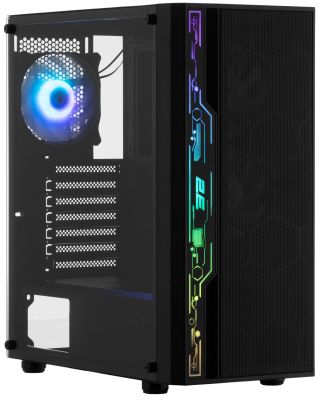 Корпус 2E GAMING Spero G2052 без БЖ 2xUSB3.0, 1xUSB2.0, 1x120мм ARGB, 2x120мм, VGA 345мм, LCS ready,