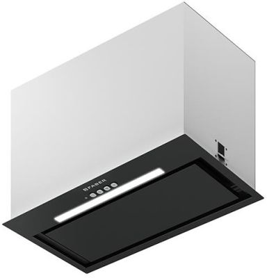 Витяжка Faber вбудована, 52см, 1035м.куб/год, Inka Lux Evo Bk Matt A52, чорний матовий