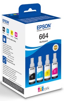 Контейнери з чорнилом Epson T664 EcoTank  L110/L120/L121/L1300/L1455/L210/L300/L3050/L3060/L3070/L35