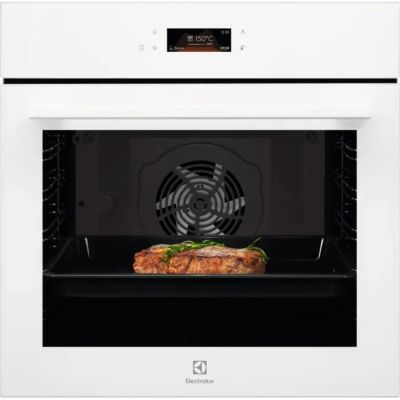 Духова шафа Electrolux електрична, 72л, A+, дисплей, конвекція, телескопічні напрямні, білий