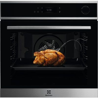 Духова шафа Electrolux електрична, 72л, А+, пара, дисплей, конвекція, піроліз, ф-ція пароварки, теле