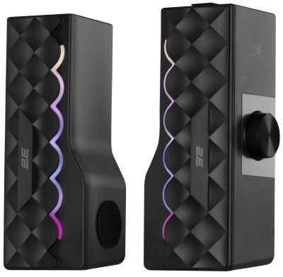 Акустична система 2E PCS232 RGB, Soundbar, 2.0, USB, Black