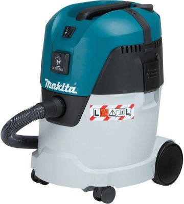 Пилосос професійний Makita VC2512L 1000Вт 210мБар контейнер 25л розетка 2600Вт 7кг