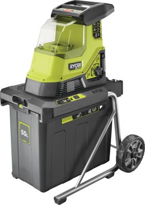 Подрібнювач садовий акумуляторний Max Power Ryobi RY36SHX40-0 36В 40мм 55л фреза низькошумний 18кг б